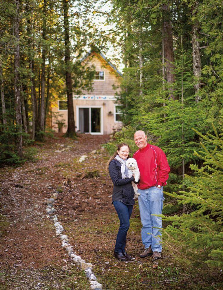 Bois Blanc Island Faculty couple builds home in isolated paradise